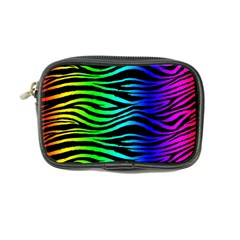 Rainbow Zebra Coin Purse by ArtistRoseanneJones