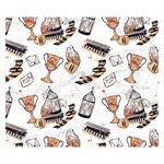 Hufflepuff Pattern Double Sided Flano Blanket (Small)  50 x40  Blanket Front