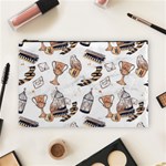 Hufflepuff Pattern Cosmetic Bag (Large) Front