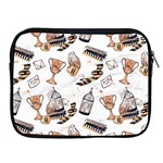 Hufflepuff Pattern Apple iPad 2/3/4 Zipper Cases Front