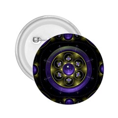 Fractal Sparkling Purple Abstract 2 25  Buttons by Pakrebo