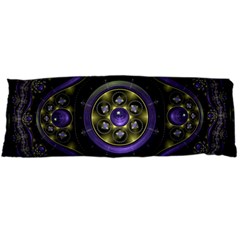 Fractal Sparkling Purple Abstract Body Pillow Case (dakimakura) by Pakrebo