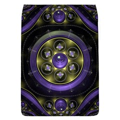 Fractal Sparkling Purple Abstract Removable Flap Cover (l) by Pakrebo