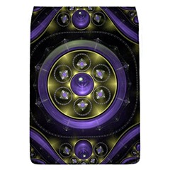 Fractal Sparkling Purple Abstract Removable Flap Cover (s) by Pakrebo