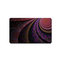 Fractal Colorful Pattern Spiral Magnet (name Card) by Pakrebo