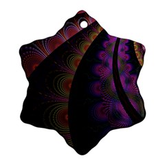 Fractal Colorful Pattern Spiral Ornament (snowflake)