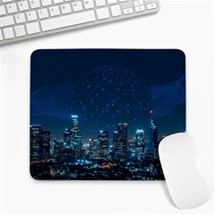 Smart City Communication Network Large Mousepads by Pakrebo