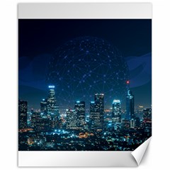 Smart City Communication Network Canvas 16  X 20  by Pakrebo