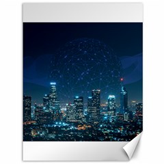 Smart City Communication Network Canvas 36  X 48  by Pakrebo