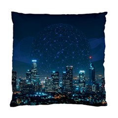 Smart City Communication Network Standard Cushion Case (two Sides) by Pakrebo