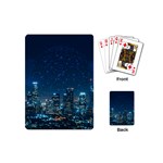 Smart City Communication Network Playing Cards Single Design (Mini) Back