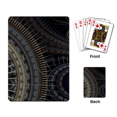 Fractal Spikes Gears Abstract Playing Cards Single Design (rectangle) by Pakrebo