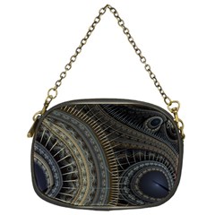 Fractal Spikes Gears Abstract Chain Purse (one Side) by Pakrebo