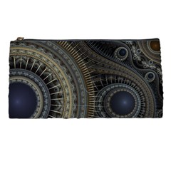 Fractal Spikes Gears Abstract Pencil Cases by Pakrebo