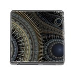 Fractal Spikes Gears Abstract Memory Card Reader (Square 5 Slot) Front