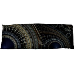 Fractal Spikes Gears Abstract Body Pillow Case Dakimakura (two Sides) by Pakrebo