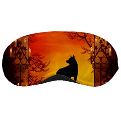 Wonderful Wolf In The Night Sleeping Mask by FantasyWorld7