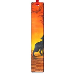 Wonderful Wolf In The Night Large Book Marks by FantasyWorld7