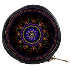 Fractal Vintage Colorful Decorative Mini Makeup Bag