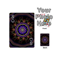 Fractal Vintage Colorful Decorative Playing Cards 54 Designs (mini) by Pakrebo