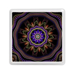 Fractal Vintage Colorful Decorative Memory Card Reader (square)