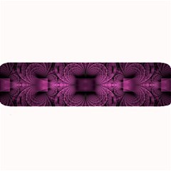 Fractal Magenta Pattern Geometry Large Bar Mats by Pakrebo