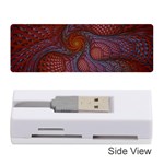 Fractal Red Fractal Art Digital Art Memory Card Reader (Stick) Front