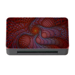 Fractal Red Fractal Art Digital Art Memory Card Reader With Cf by Pakrebo