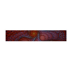 Fractal Red Fractal Art Digital Art Flano Scarf (mini) by Pakrebo