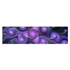 Abstract Pattern Fractal Wallpaper Satin Scarf (oblong) by Pakrebo