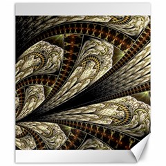 Fractal Abstract Pattern Spiritual Canvas 20  X 24  by Pakrebo