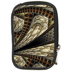 Fractal Abstract Pattern Spiritual Compact Camera Leather Case by Pakrebo