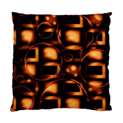 Bubbles Background Abstract Brown Standard Cushion Case (two Sides)