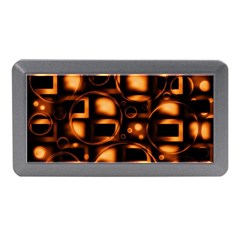 Bubbles Background Abstract Brown Memory Card Reader (mini) by Pakrebo