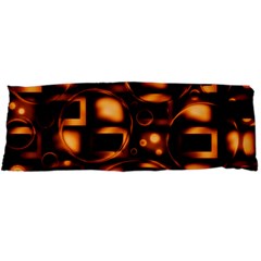 Bubbles Background Abstract Brown Body Pillow Case Dakimakura (two Sides) by Pakrebo