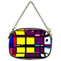 Design Pattern Colors Colorful Chain Purse (two Sides) by Pakrebo