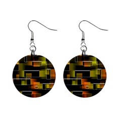 Pattern Wallpaper Background Mini Button Earrings