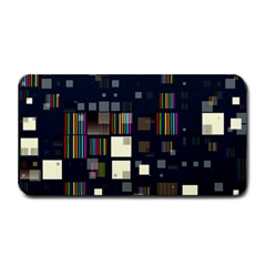 Blocks Pattern Rainbow Texture Medium Bar Mats