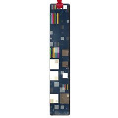 Blocks Pattern Rainbow Texture Large Book Marks