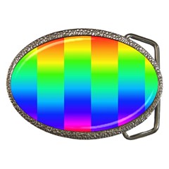 Rainbow Colour Bright Background Belt Buckles by Pakrebo