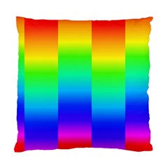 Rainbow Colour Bright Background Standard Cushion Case (one Side) by Pakrebo