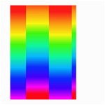 Rainbow Colour Bright Background Large Garden Flag (Two Sides) Back