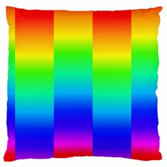 Rainbow Colour Bright Background Standard Flano Cushion Case (two Sides) by Pakrebo