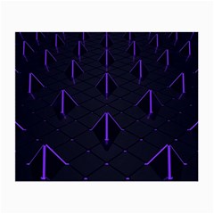 Futuristic Pyramids Perspective Small Glasses Cloth (2 Sides) by Pakrebo