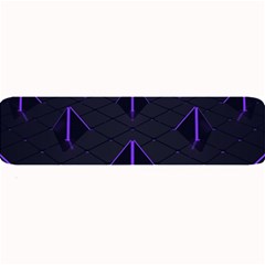 Futuristic Pyramids Perspective Large Bar Mats by Pakrebo