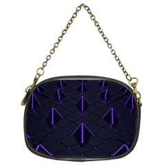 Futuristic Pyramids Perspective Chain Purse (two Sides) by Pakrebo