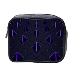 Futuristic Pyramids Perspective Mini Toiletries Bag (two Sides) by Pakrebo