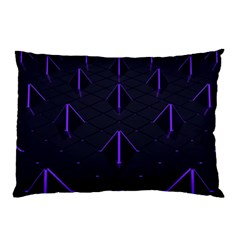 Futuristic Pyramids Perspective Pillow Case (two Sides) by Pakrebo