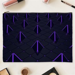 Futuristic Pyramids Perspective Cosmetic Bag (xxxl) by Pakrebo