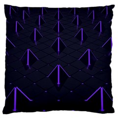 Futuristic Pyramids Perspective Standard Flano Cushion Case (one Side) by Pakrebo